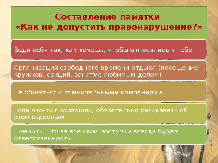 Профилактика преступлений и правонарушений среди несовершеннолетних.